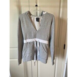 Oakley v-neck hoodie with tie waist